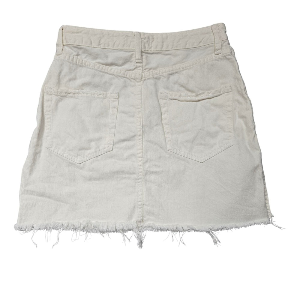 Abercrombie & Fitch Skirt Womens 0 Zoe Natural Rise A-Line Distressed Vintage St